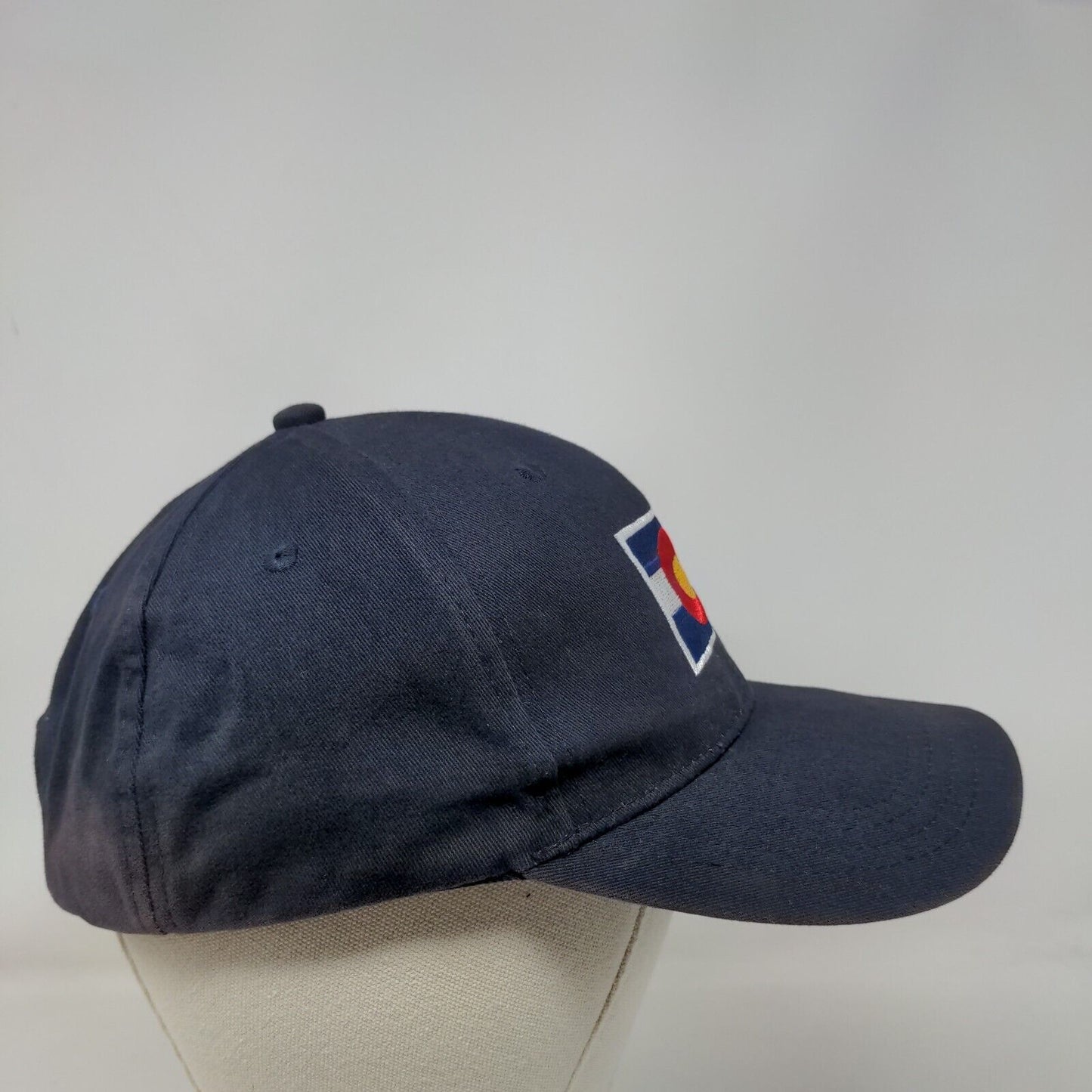 Flag of Colorado Slideback Hat Blue OSFA Adjustable Embroidered 6 Panel Cotton