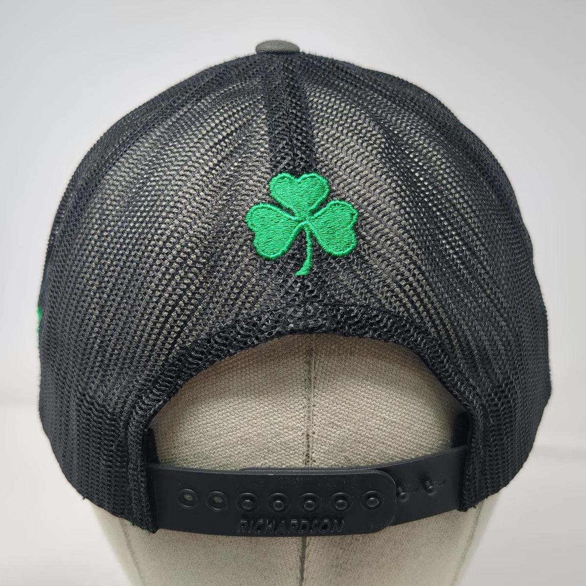 Richardson Trucker Hat Gray One Size Danny Lou's Mod Shop JH Kelly Shamrock