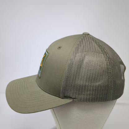 Richardson Trucker Hat Green One Size Silverbow Spokane Washington Mesh Snapback