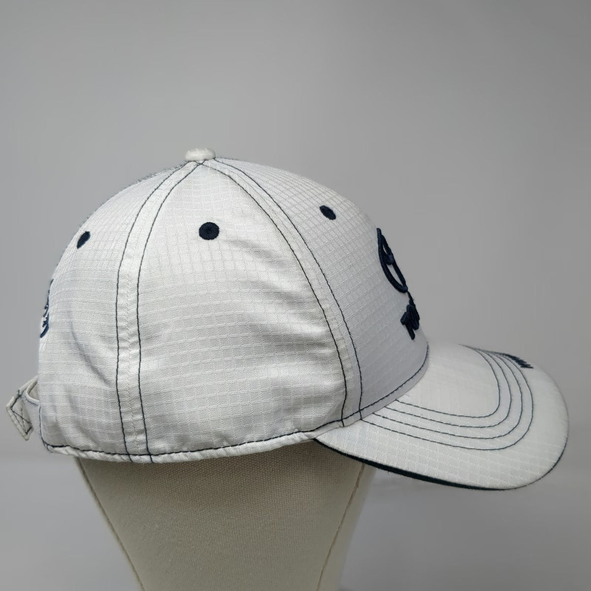 Toyota Hometown White Baseball Cap One Size Strapback Logo Dealer Hat