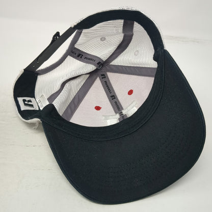Russell Utah Utes NCAA Trucker Hat Red White Black One Size Mesh Back Snapback