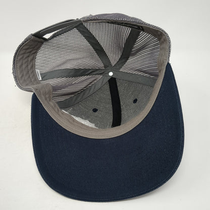 Uncharted Recreation Snapback Trucker Hat Blue OS Adjustable Mesh Richardson