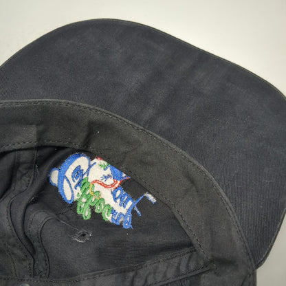 Caribbean Soul Baseball Cap Black One Size Lizard Gecko Graphic Embroidery Hat