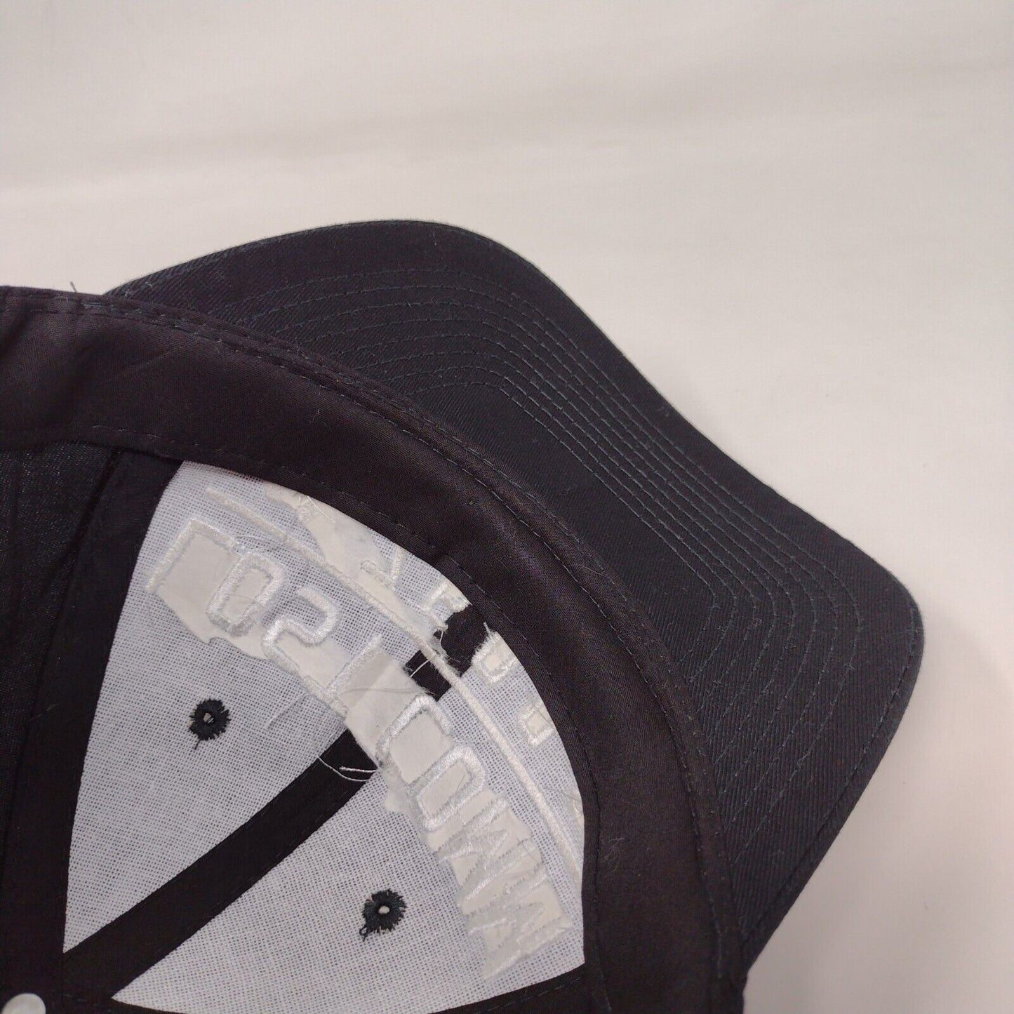 Lost Comm 7600 Slideback Hat Black OSFA Embroidered Logo Polyester Blend