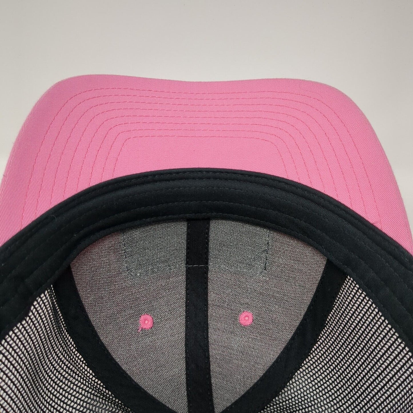 Classic Equine Snapback Trucker Hat Pink Small Adjustable Mesh Back Richardson