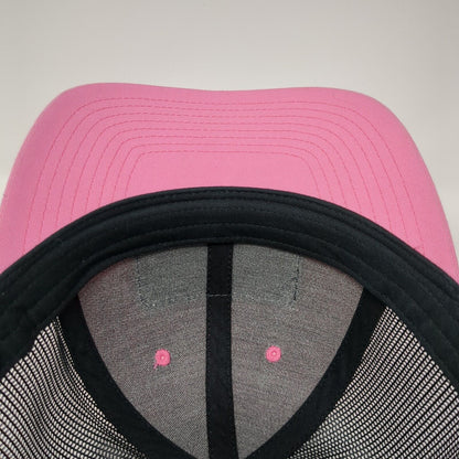 Classic Equine Snapback Trucker Hat Pink Small Adjustable Mesh Back Richardson