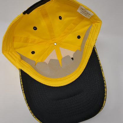 Jegs High Performance Strapback Hat Yellow OSFA Embroidered Colorblock