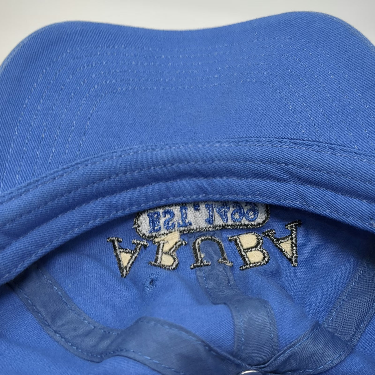 Blue Aruba Our Happy Island Est 1499 Embroidered One Size Baseball Cap Hat