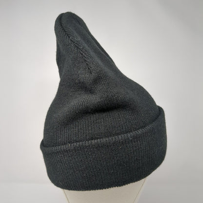 Carhartt Patch Knit Beanie Hat Black One Size Solid Stretch Outdoor