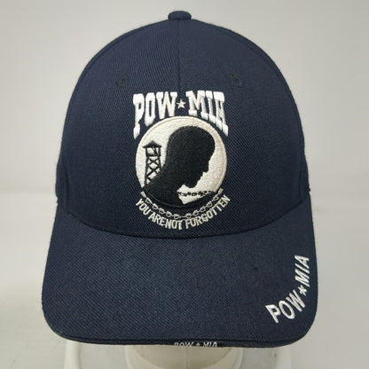 Rapid Dominance POW MIA Hat Blue Baseball Cap OSFM Military Veteran Strapback