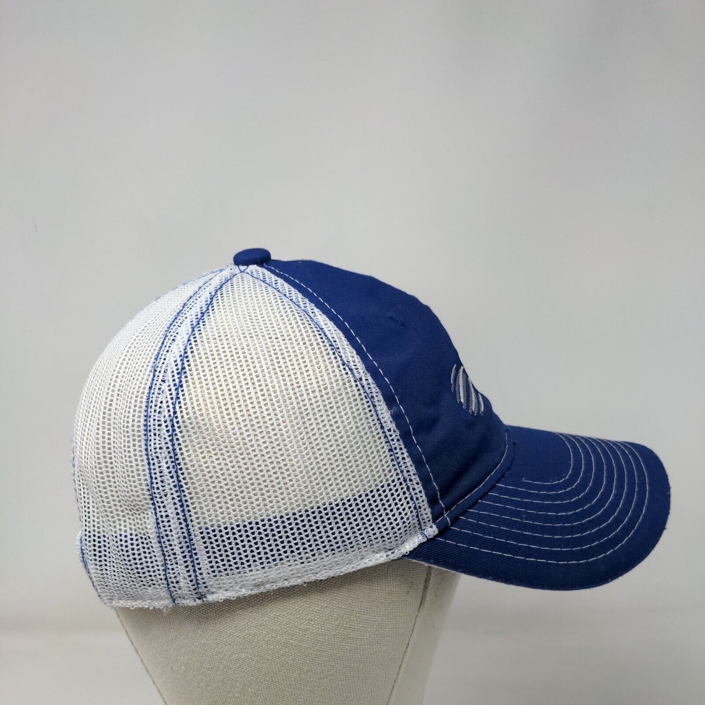 Titan America Snapback Mesh Back Trucker Hat Blue Adult Outdoor Cap