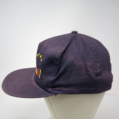Blue 5 Panel Hat Cornwall Stars Embroidery Snapback One Size Green Under Brim
