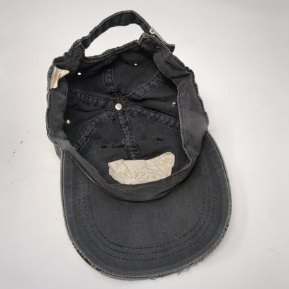 The Pressbox Slideback Hat Gray One Size Solid Adjustable Embroidered