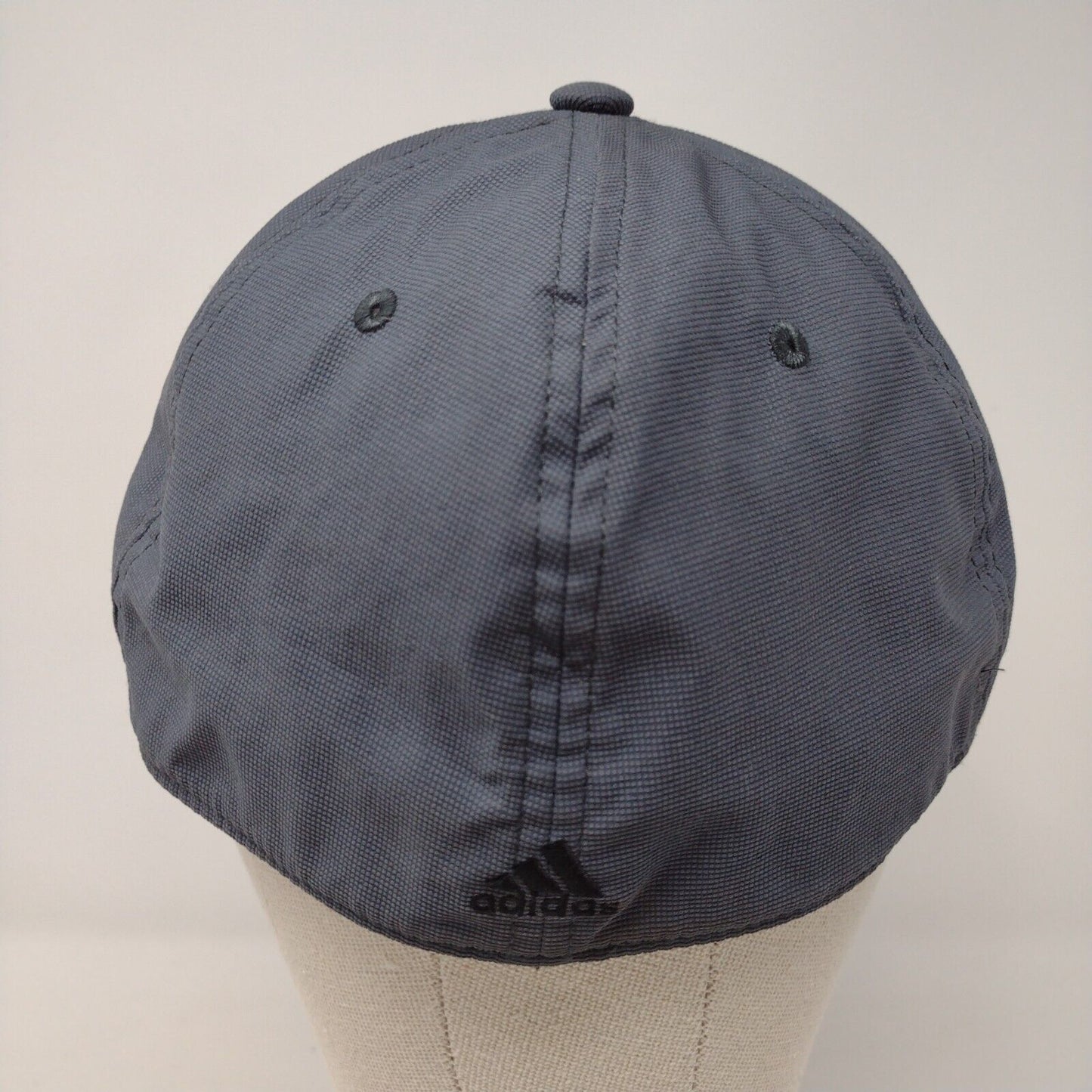 Adidas Fitted Hat Blue OSFA A-Flex Lightweight Embroidered 6 Panel Poly Blend