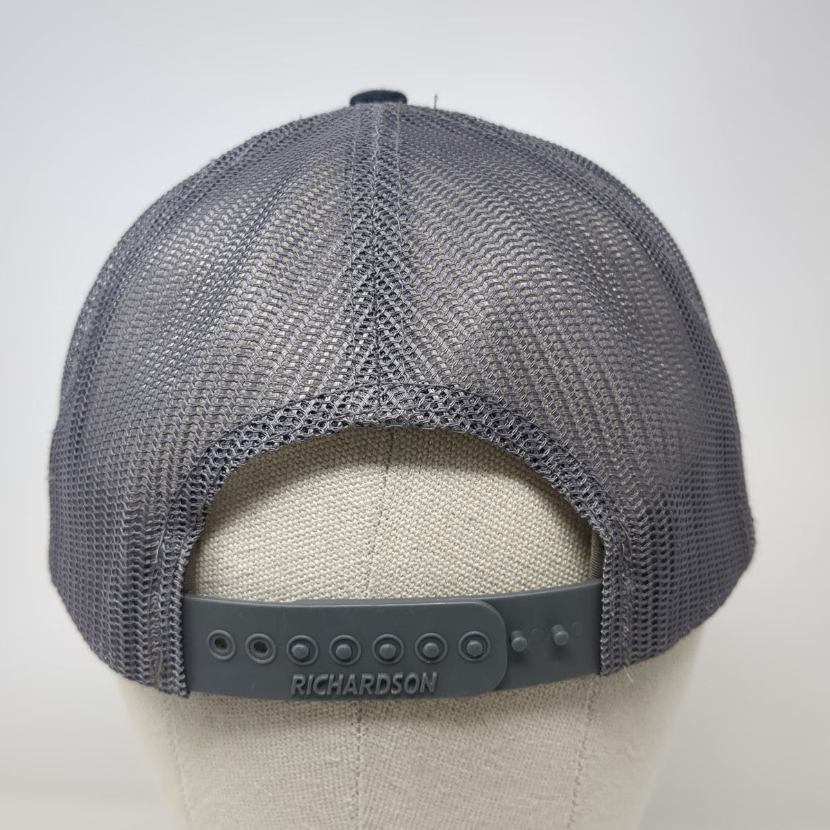 Richardson Trucker Hat Blue Gray One Size Mitchell South Dakota Corn Palace Mesh