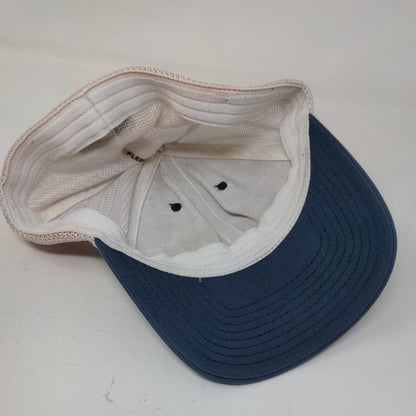 Columbia PFG Fitted Mesh Back Trucker Hat Blue One Size Colorblock Flexfit