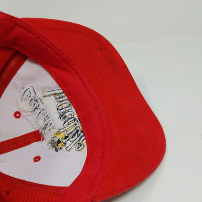 Logo 7 Men's Snapback Hat Red Embroidered Coca Cola Incredible Summer Vintage