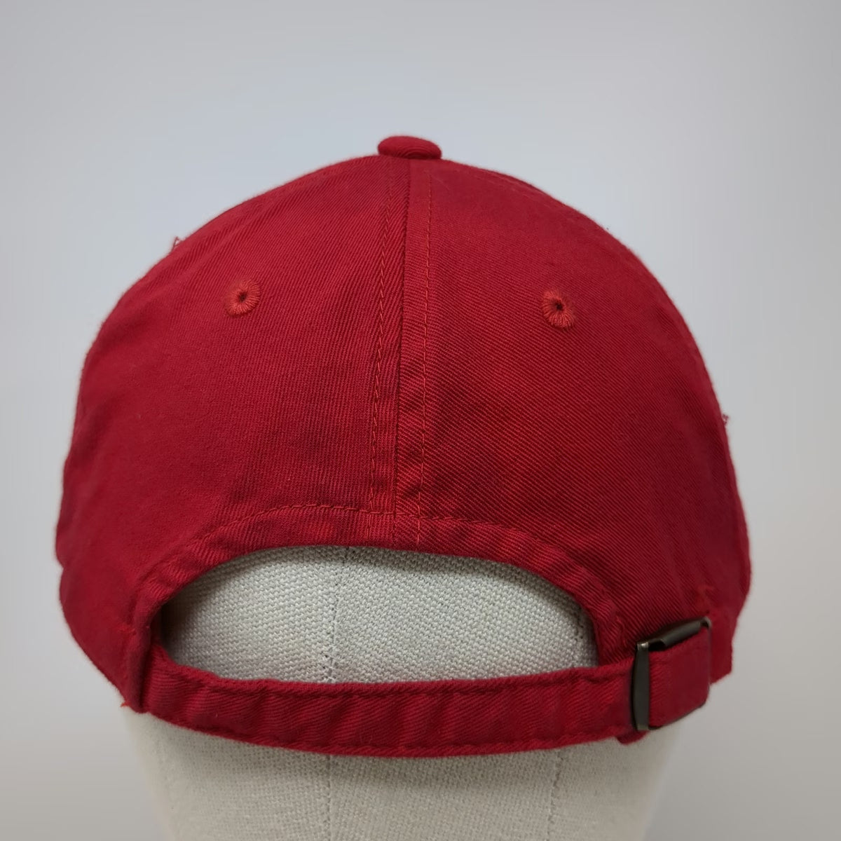American Needle Baseball Cap Red One Size US Open 2011 Tennis Hat Slideback