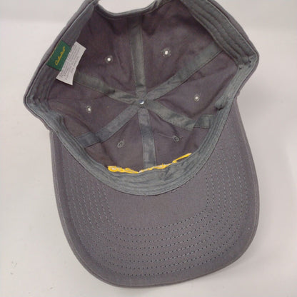 Cabela's Club Slideback Hat Gray OSFA Embroidered Adjustable 6 Panel