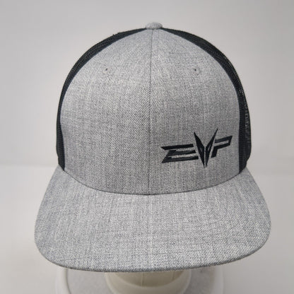 EVP Evolution Powersports Snapback Mesh Back Trucker Hat Gray One Size