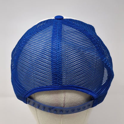 Reichhold Snapback Mesh Back Trucker Hat Blue One Size Colorblock
