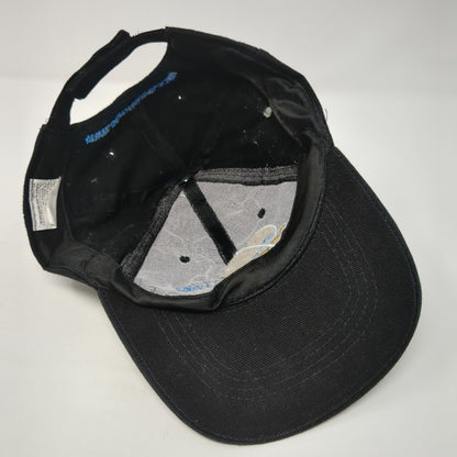 Sar-El Tours Jerusalem Strapback Hat Black One Size Adjustable Embroidered
