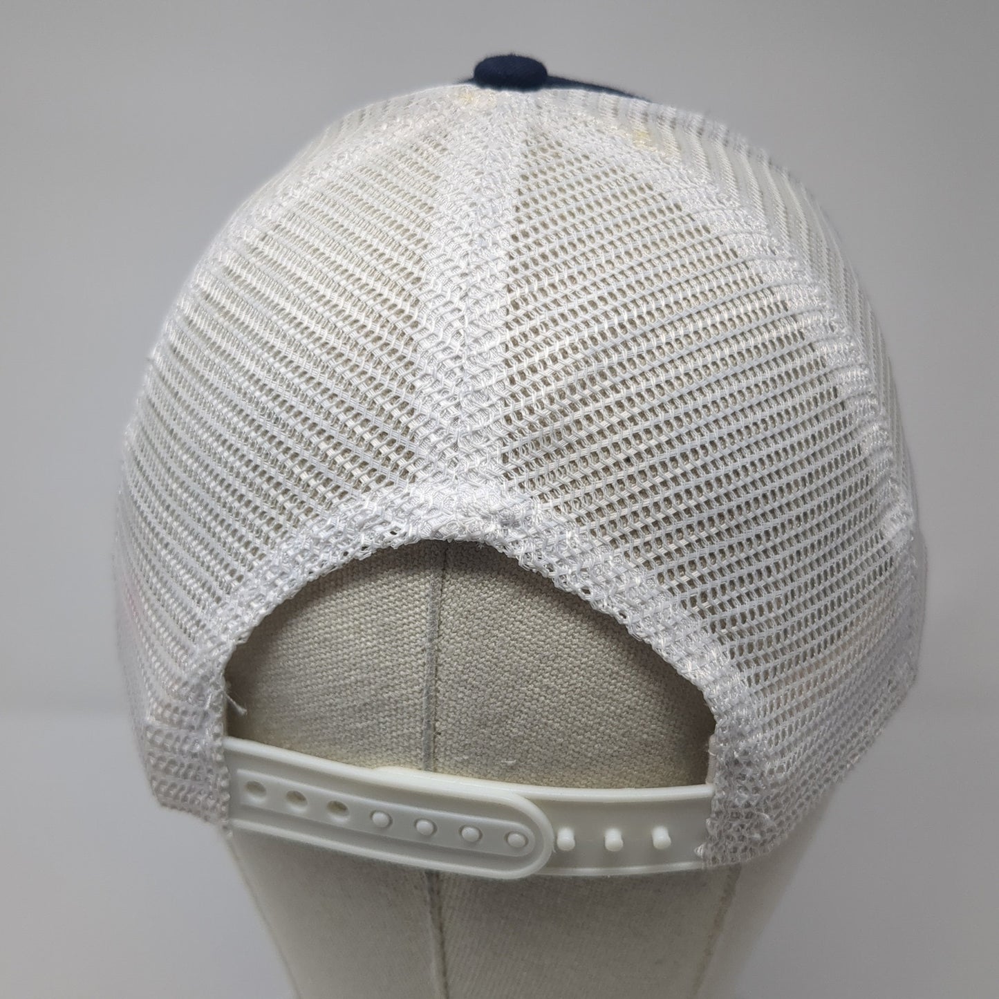 West Contracting Snapback Trucker Hat Blue OS Adjustable Mesh Back Cap America