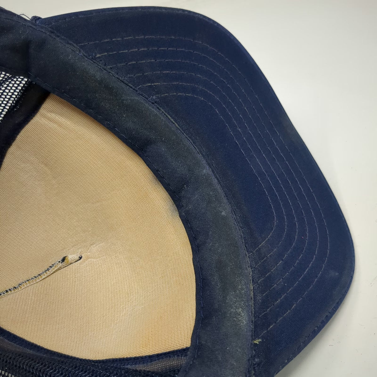 Cooper Industries Lumark Lighting Trucker Hat Blue One Size Snapback Mesh Foam