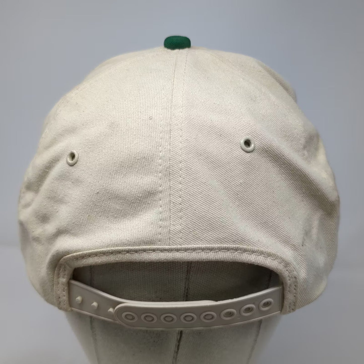 K-Products Thimet Lock 'n Load 5 Panel Hat White Green One Size Vintage USA