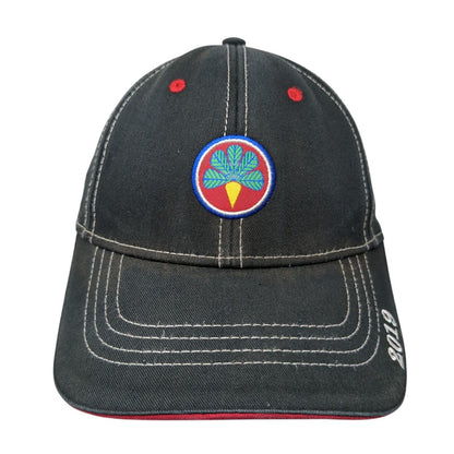 2019 Diamond Plated Strapback Hat Black OS Adjustable Embroidered Coaches Choice