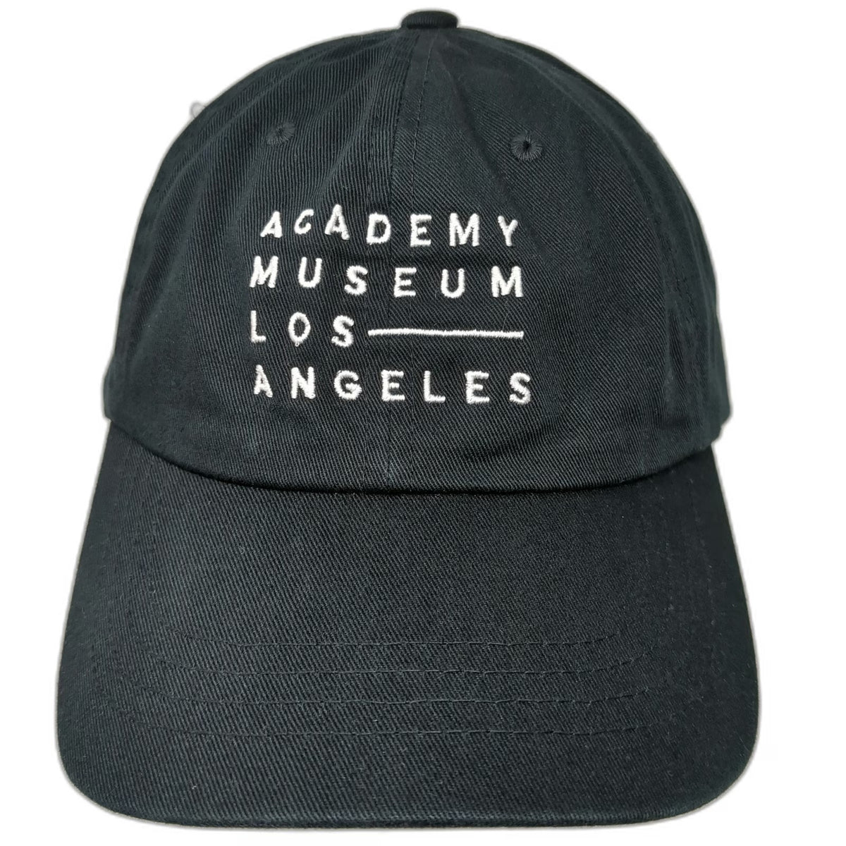 Yupoong Academy Museum Los Angeles Baseball Cap Hat Black One Size Cotton Strap