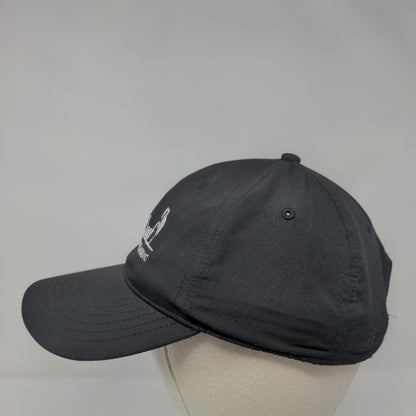 Crane Creek Canyon Classic Strapback Hat Black Adult Outdoor Cap