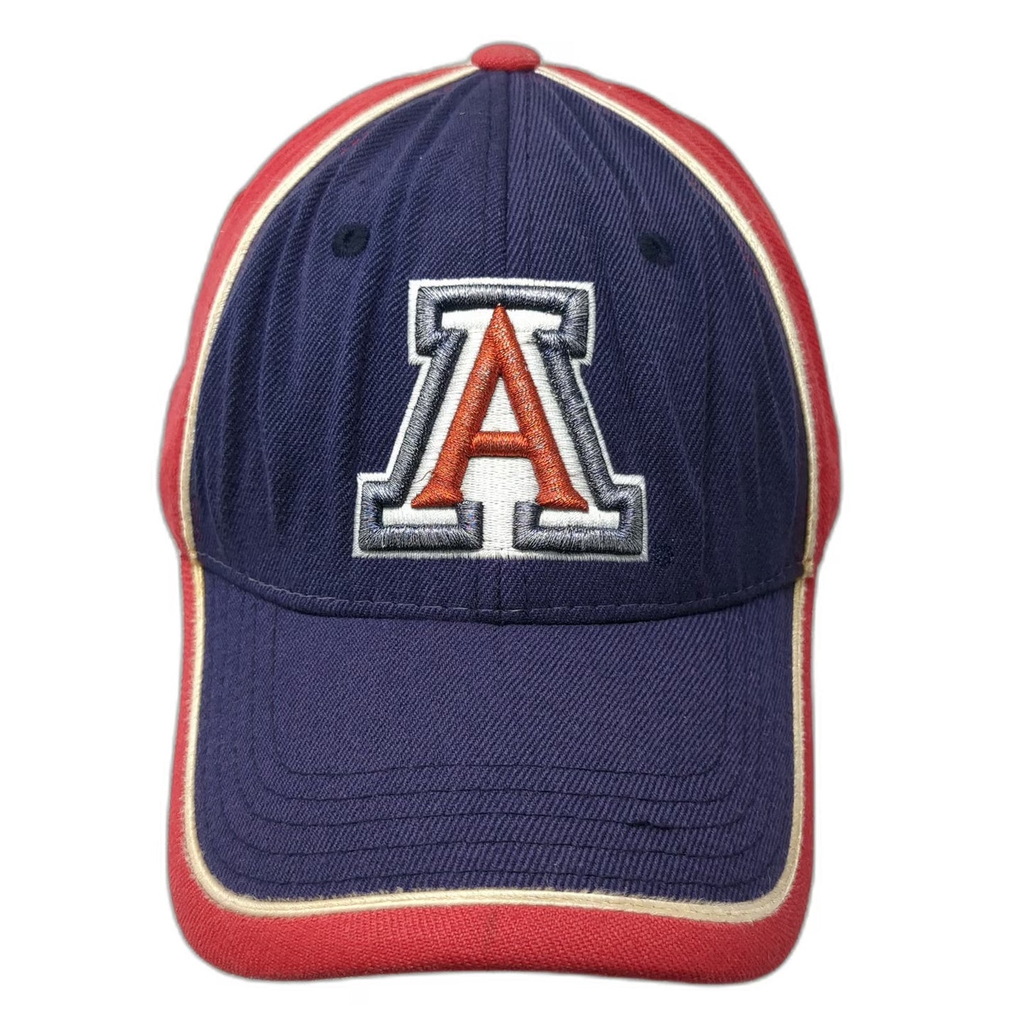 Arizona Wildcats NCAA Top of the World Cap Blue Red One Size Hat Stretch Fit