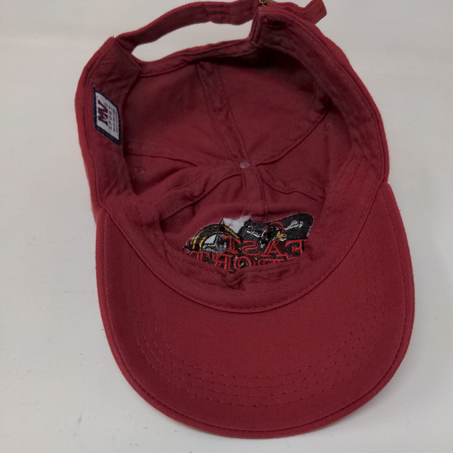 East Port Pirate Marina & Resort Slideback Hat Red One Size MV Sport