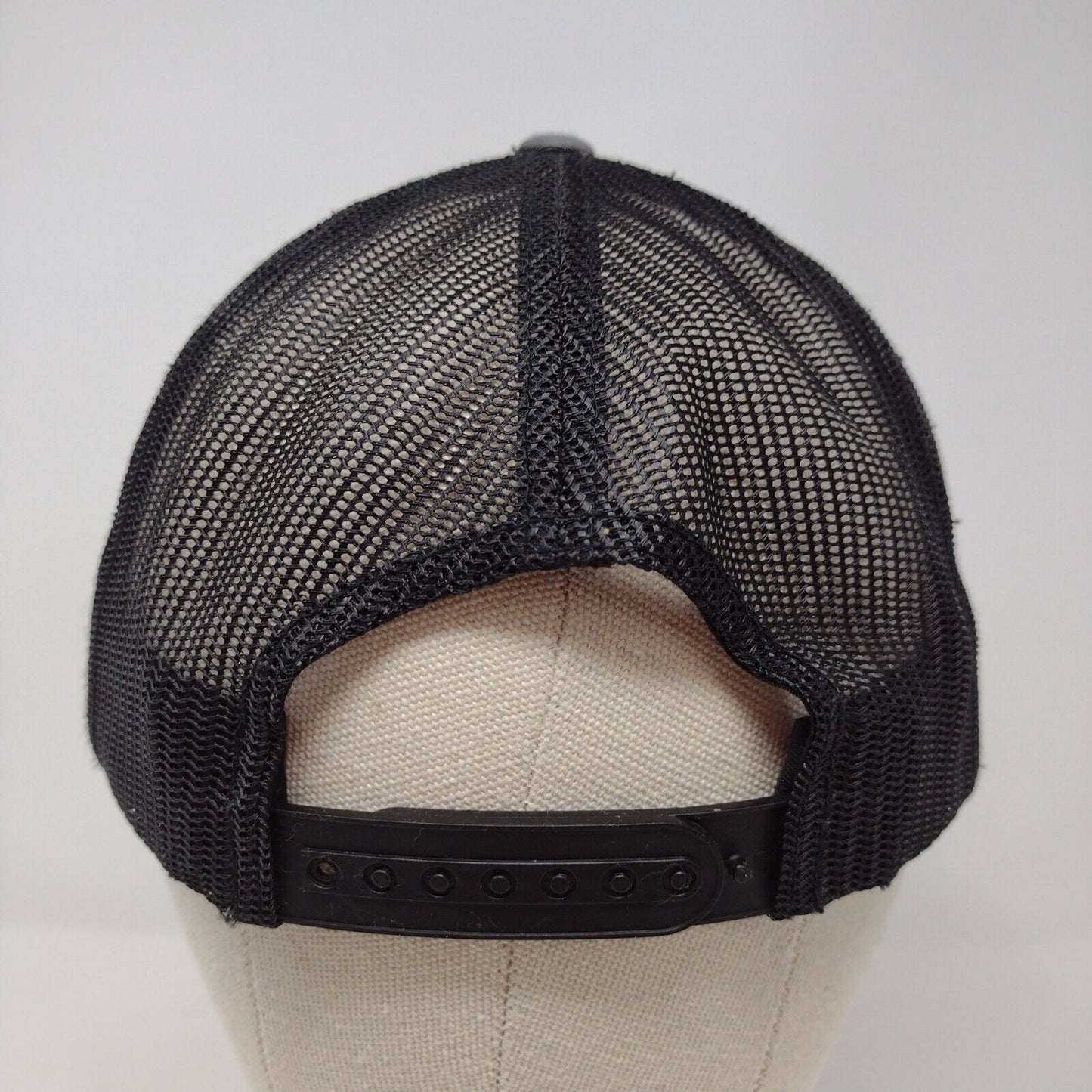 Decked Snapback Mesh Back Trucker Hat Gray OSFA Embroidered Colorblock