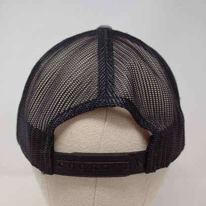 Decked Snapback Mesh Back Trucker Hat Gray OSFA Embroidered Colorblock