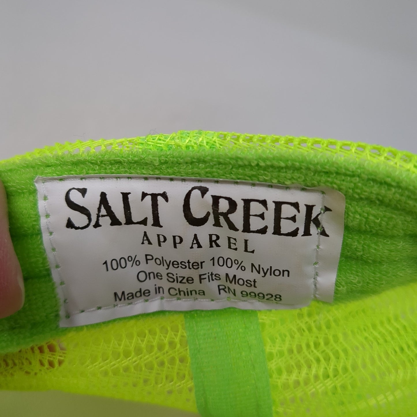 Adult-ish Snapback Mesh Back Trucker Hat Green One Size Salt Creek