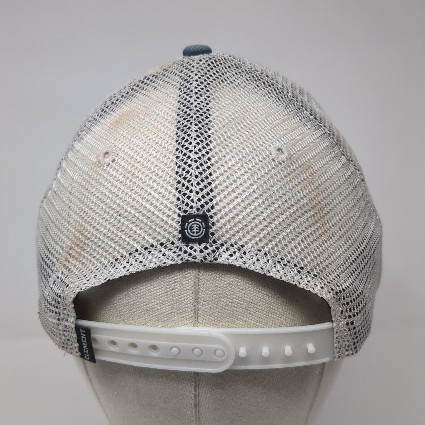 Element Made To Endure Snapback Trucker Hat Blue OS Adjustable Mesh Back 6 Panel