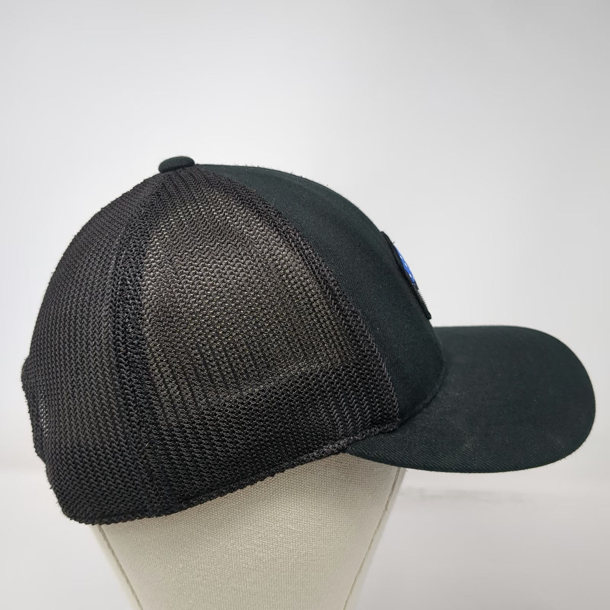 Black Clover Trucker Hat One Size Snapback BC Live Lucky American Flag Patch 110