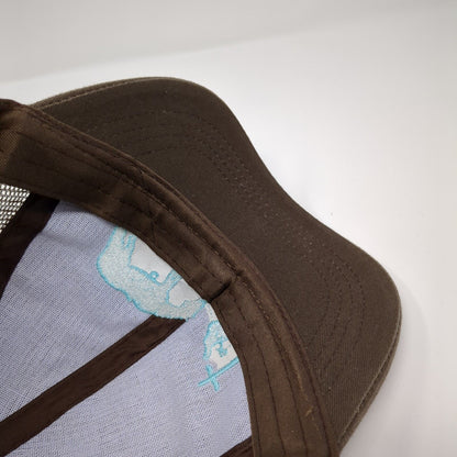 C.C Exclusives Trucker Hat Ponytail Brown One Size Cowboy Praying