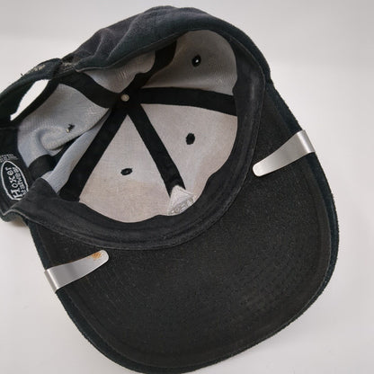 Jack B. Parson Companies Strapback Hat Black One Size Adjustable Hoxer Headwear