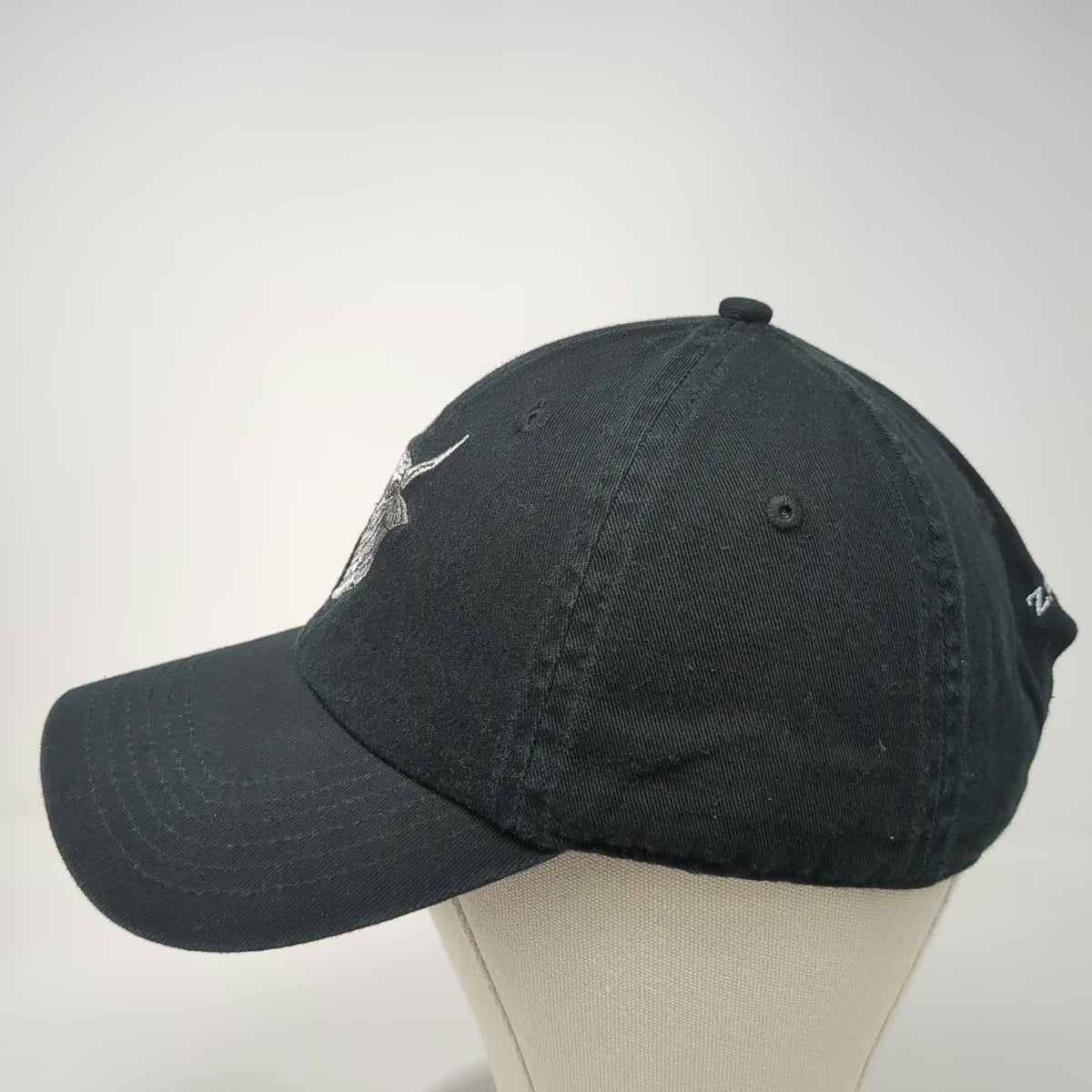 Zach Bryan Bull Head Black Baseball Cap One Size Embroidered Music Merch Hat