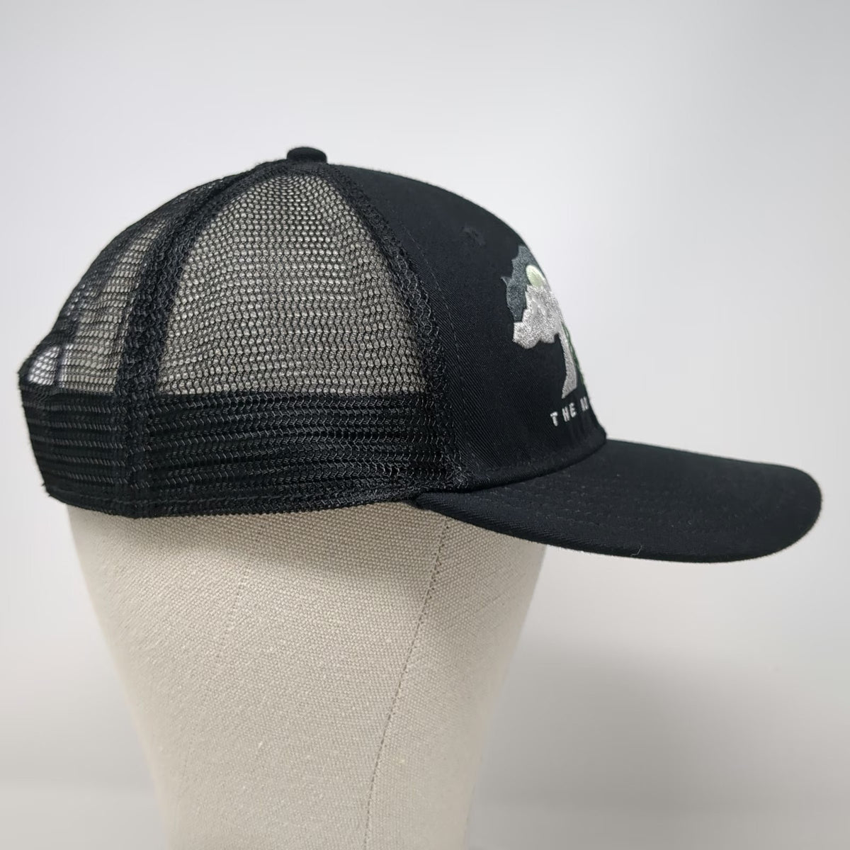 The North Face Trucker Hat Black One Size Bear Mountain Mesh Snapback