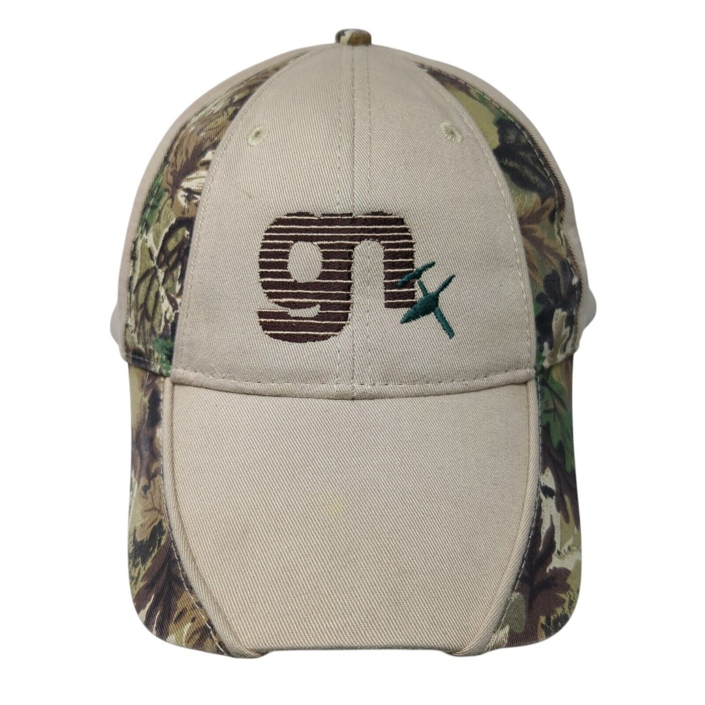 GN Guynielson Strapback Hat Tan Camouflage OSFM Adjustable Embroidered Otto