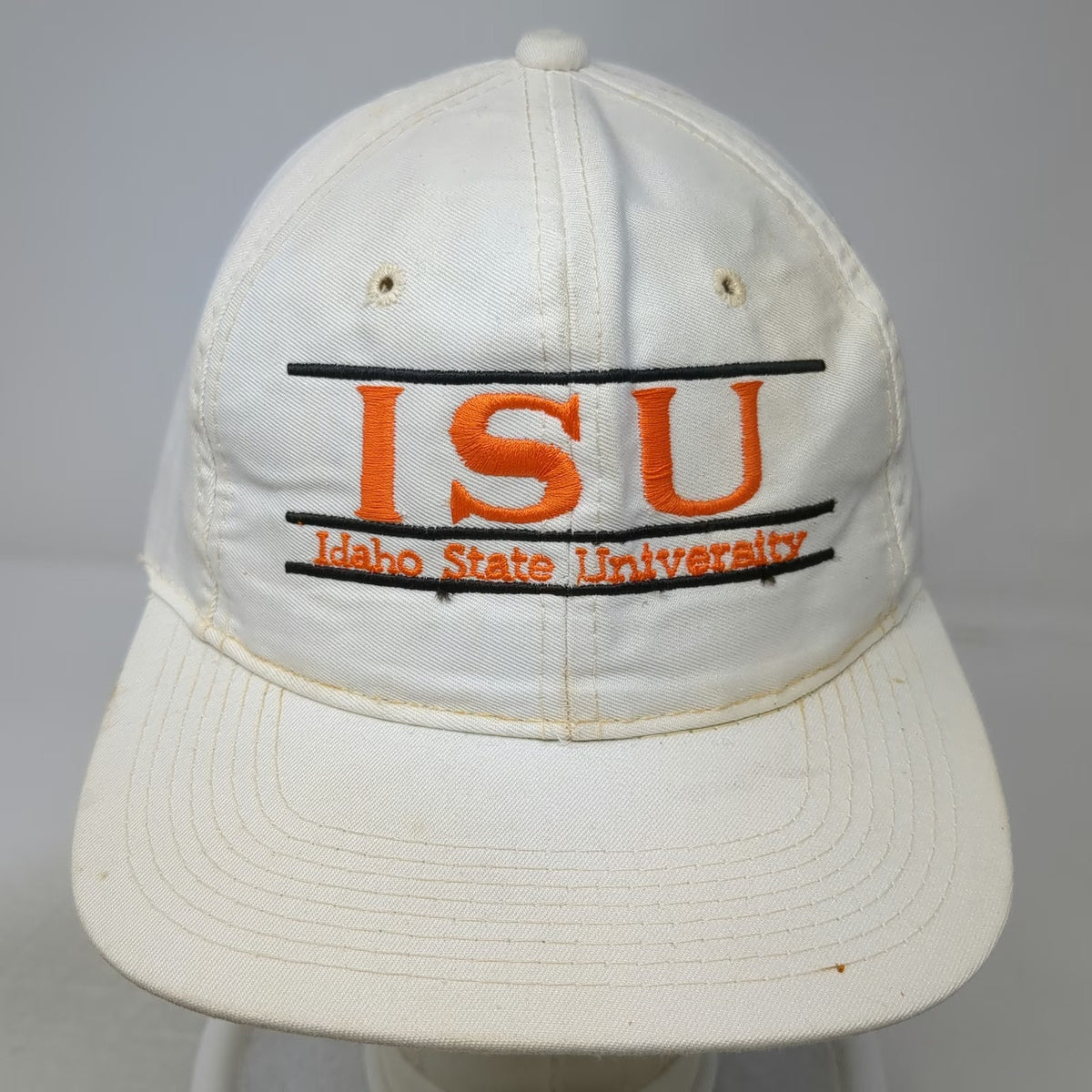 Idaho State Bengals NCAA The Game Snapback Hat White One Size Green Underbill