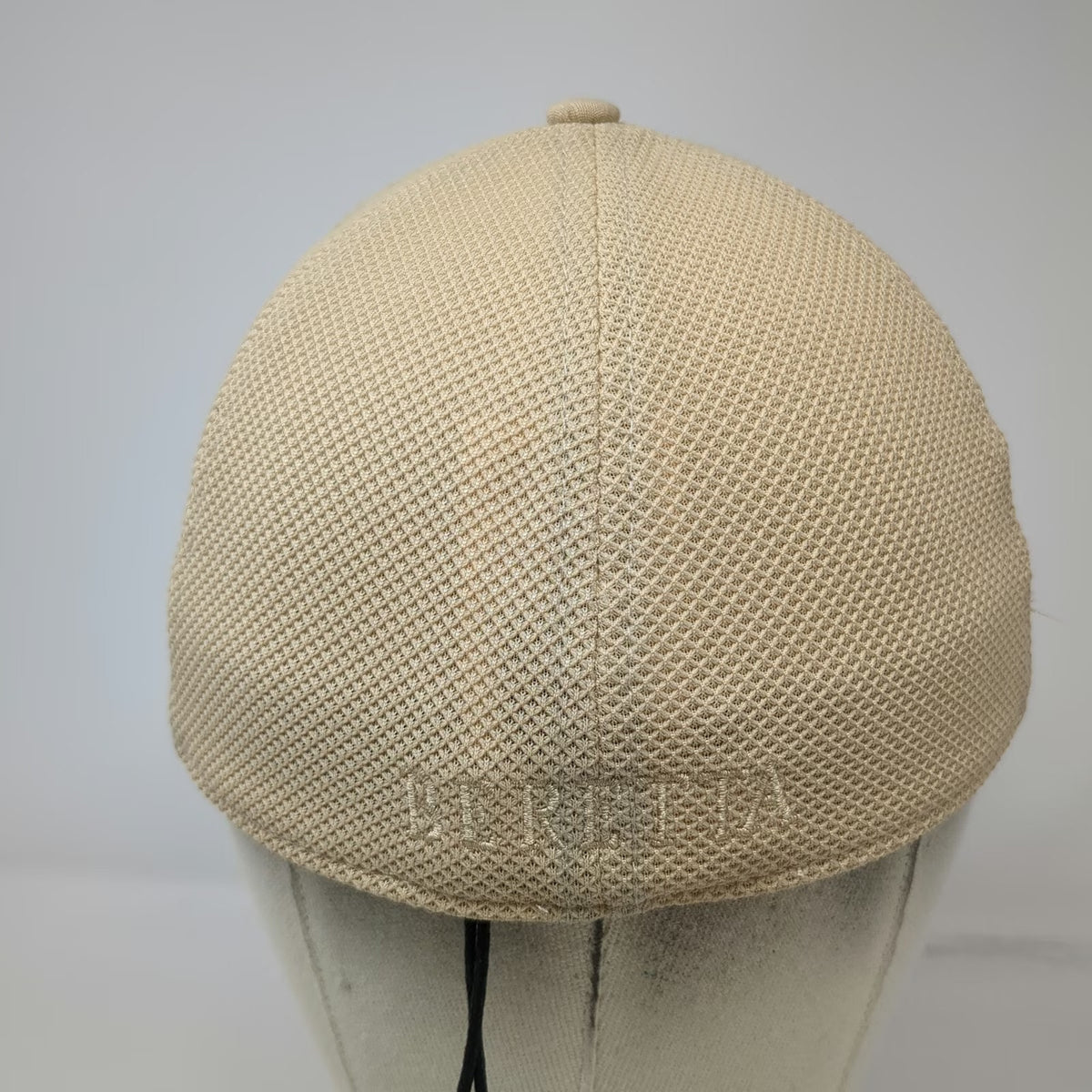 Beretta Baseball Cap Beige M Shield Logo Mesh Back Flexfit Shooting Hat W/Tags