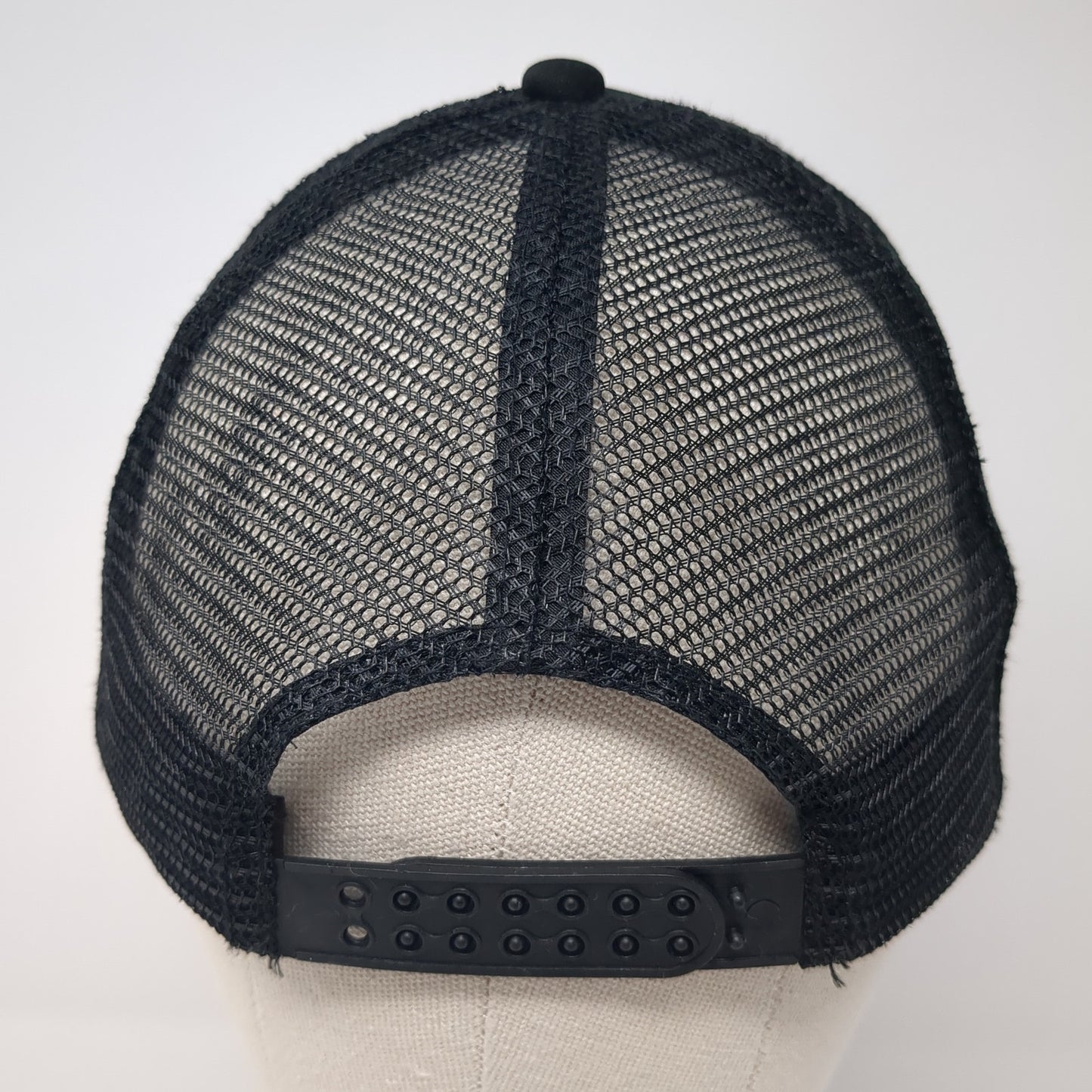 Melling Performance Snapback Trucker Hat Black One Size Mesh Back