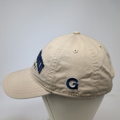 Legacy Georgetown University Hoyas NCAA Cap Beige Blue OS Embroidered Slideback