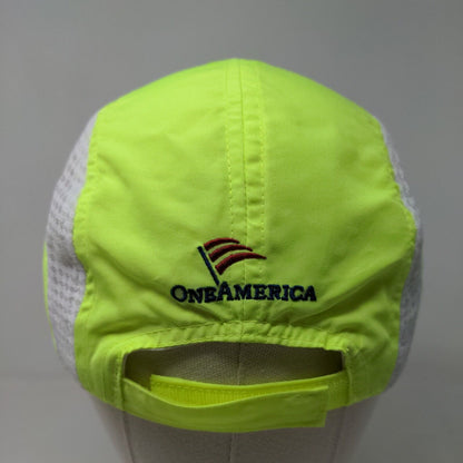 One America Indy 500 Mini Marathon Cap Hat Green 2014 Embroidered Logo