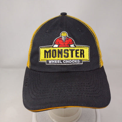 Monster Wheel Chocks Strapback Trucker Hat Multicolor OSFA Mesh Back The Max Hat